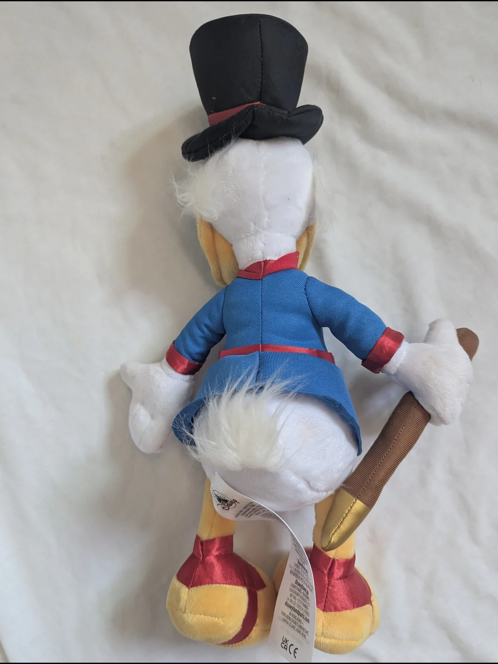 Disney Scrooge McDuck Plush - Blue, Red, Yellow, White, Black, Brown